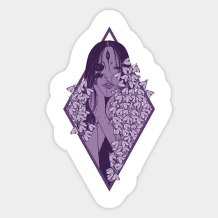 Purple Forever Sticker